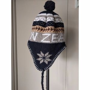 New Zealand knit snow beanie